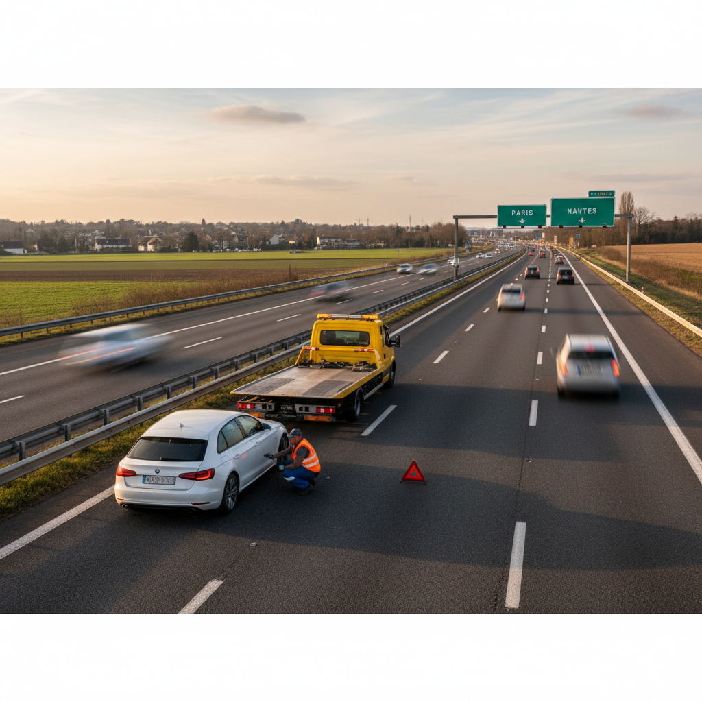Crevaison sur autoroute : les bons réflexes de sécurité
